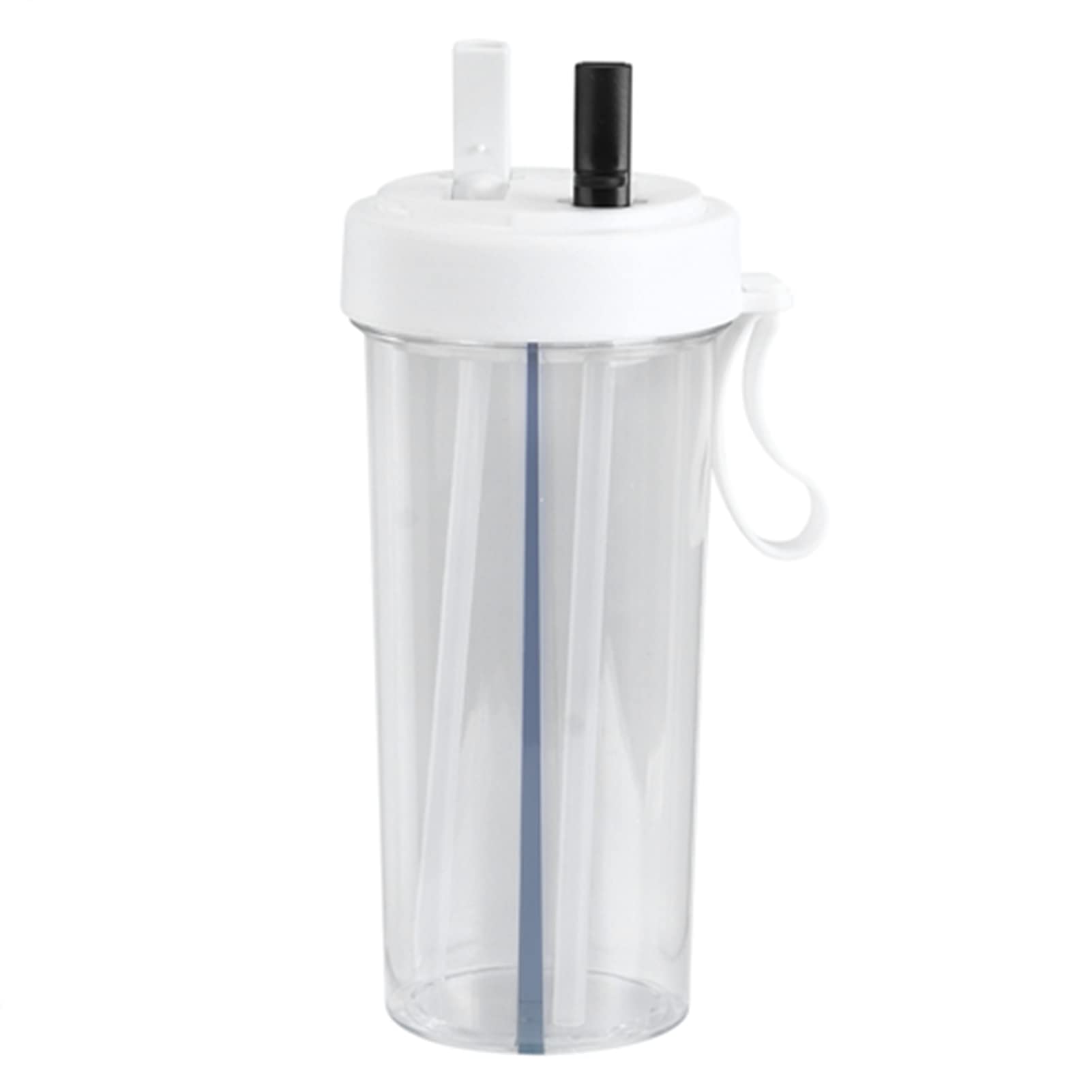 Dioche 2 Drinks in Cup 600ml Innovative Dual Use Water Bottle with Straw for Camping & Sports  Durable, LeakProof Design, Perfe