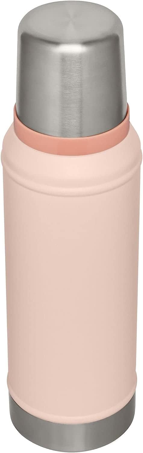 Stanley Classic Vacuum Insulated Wide Mouth Bottle - Limestone - Bpa-Free 18/8 Stainless Steel Thermos For Cold & Hot Beverages