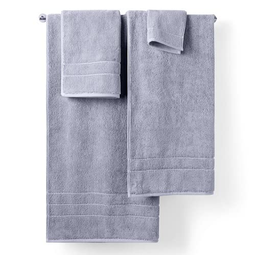 Brooklinen Super-Plush Bath Towels - Set Of 2, Smoke Gray, 100% Cotton | Best Luxury Spa Towels