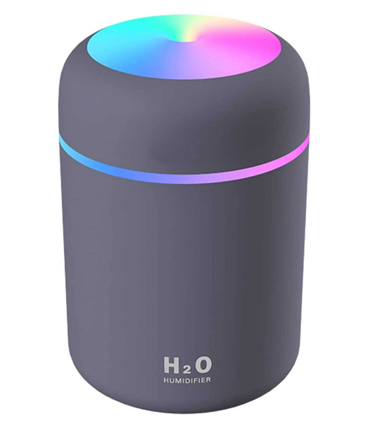 Seller Zone Humidifiers With Colorful Light For Room, Bedroom, Office, Car (White) DonT Use Essential, 300 Ml