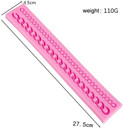 Palksky Diamond Silicone Fondant Chain Mold Purse Bag Cake Decorating Gum Pastry Sugarcraft Chocolate Clay Mould