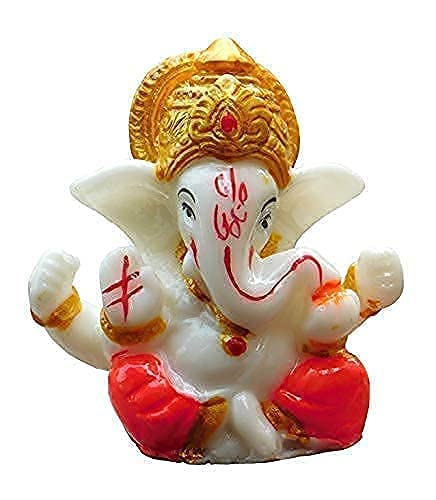ODDCLICK Idol Car Dashboard - Hindu Ganesha Statue God India Ganpati Lord Murti Mandir Diwali Gifts Yoga Zen Meditation Room Alt