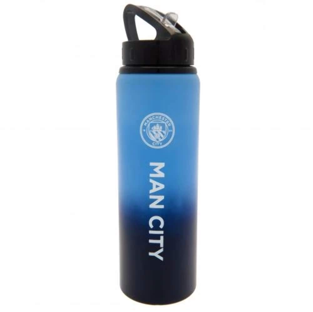 Manchester City F.C. City Man Fc Aluminium Sports Water Drinks Bottle Fade Design Xl Blue One Size K-Rey-Mc06400