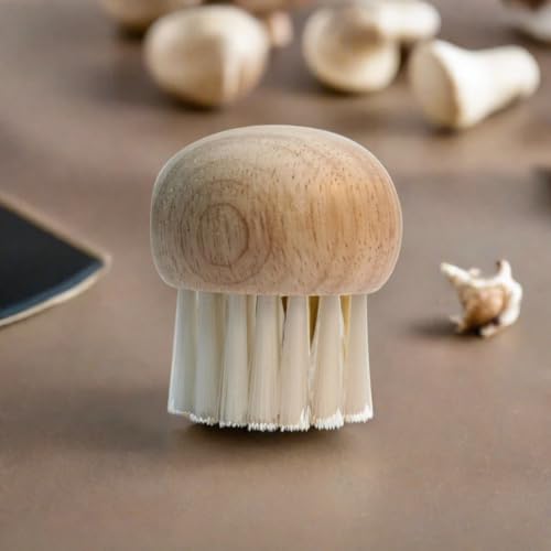 Cuisinox Mushroom Brush With Wooden Top