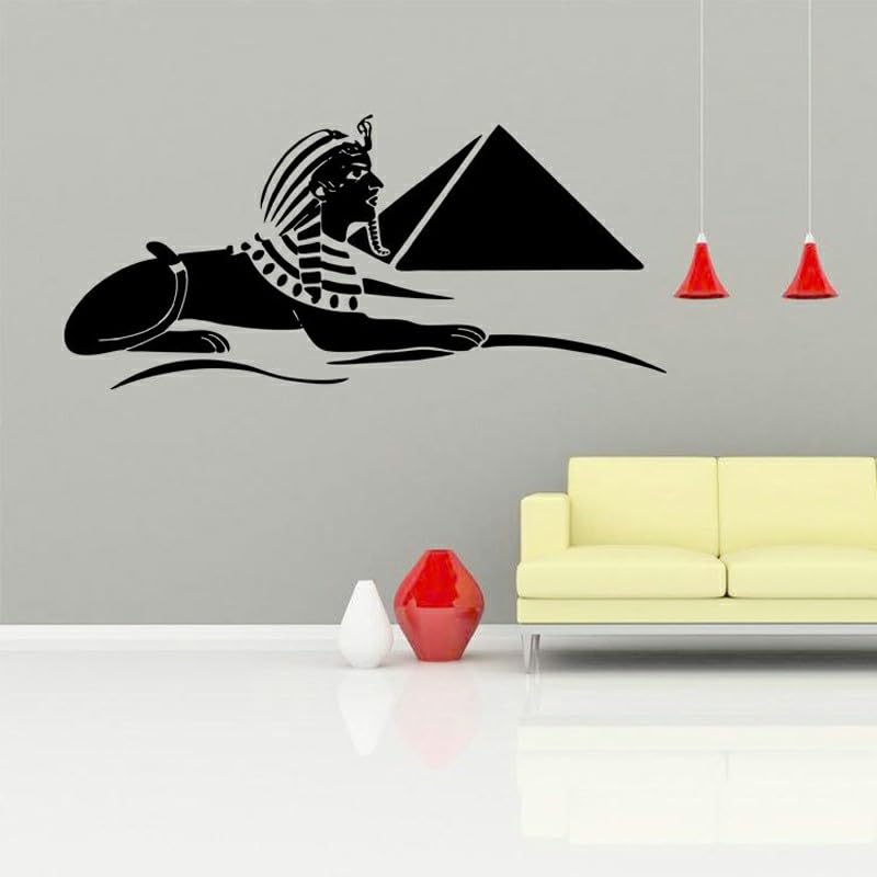 Gadgets Wrap Wall Decal Vinyl Sticker Sphinx Rome Fashion Pattern For Office Home Wall Decoration