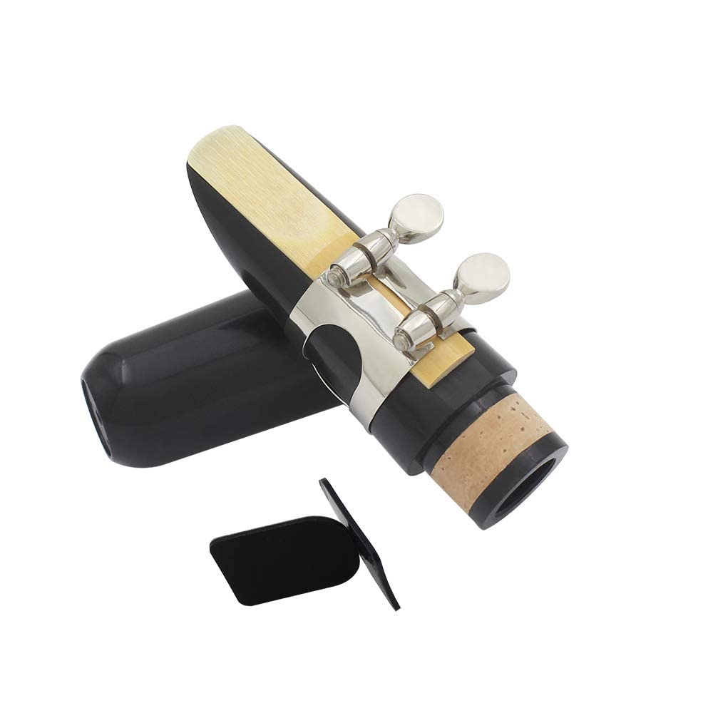 Clarinet Mouthpiece Kit, Includes Ligatureclarinet Mouthpiece Cushionsclarinet Reed 25Black Clarinet Mouthpiece Plastic Cap
