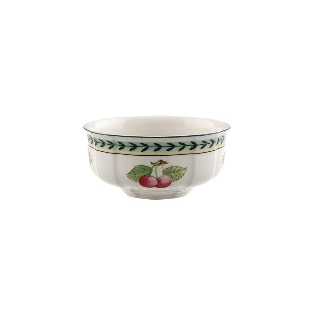 Villeroy & Boch French Garden Fleurence Soup/Cereal, 5 In, White/Multicolored