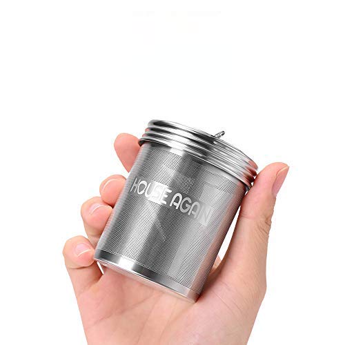 House Again Large Tea Infuser, Extra Fine Mesh Tea Strainers For Loose Tea, 18/8 Stainless Steel Tea Strainer With Extended Chai
