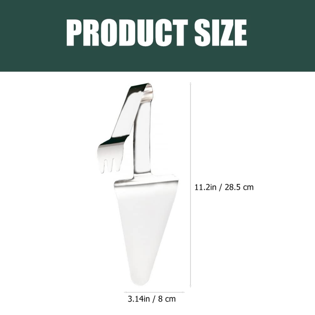 Callaron Grill Tongs Grill Tongs Grill Tongs Pizza Server Stainless Steel Cake Server Pie Holder Transfer Triangular Spade Spatu