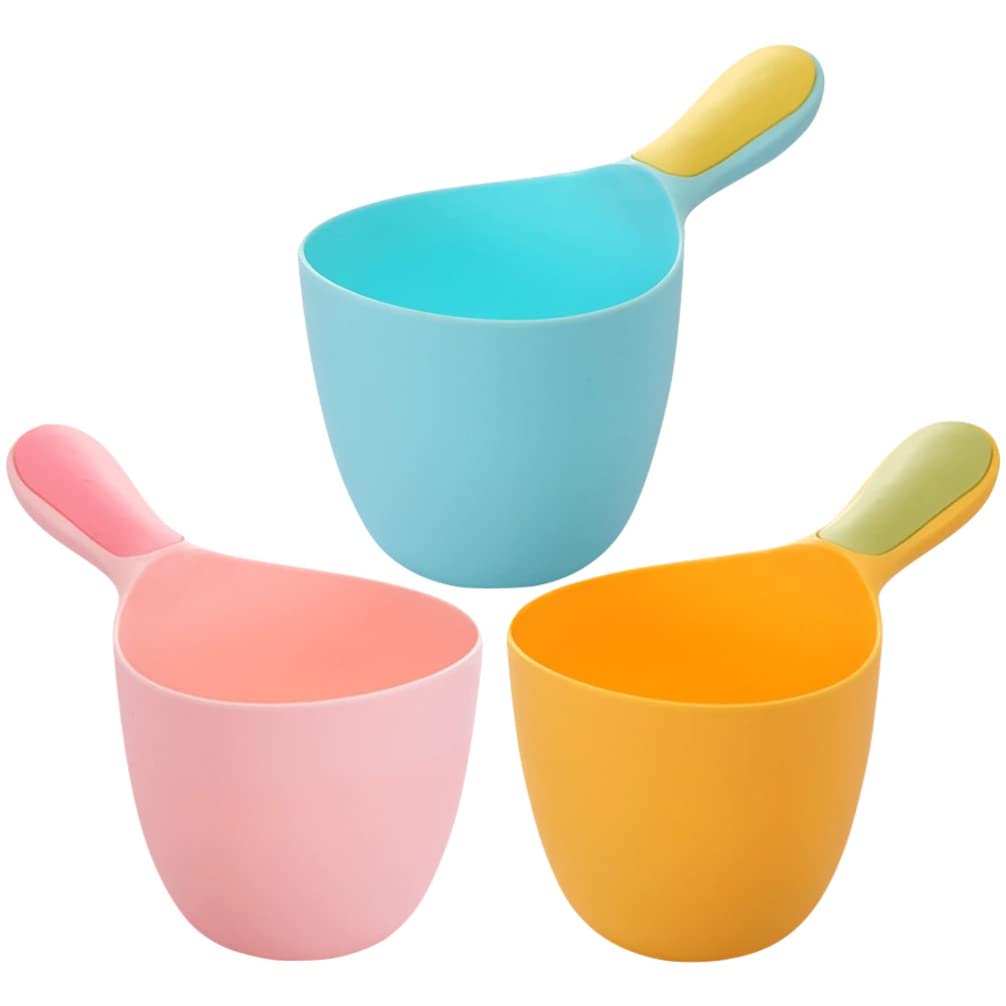 Ultechnovo Plastic Water Ladle, Bath Ladle, Dippers, Bathroom Hair Washing Water Scoop For Kitchen Bathroom Kids Shampoo