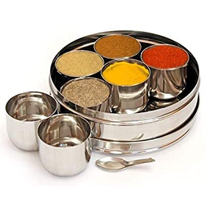 Stainless Steel Masala Dabba/Spice Box