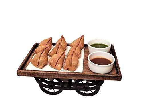 Homenrich Wooden Reddi Look Tray | Serving Tray | Multipurpose Tray | Tray Decoration | Tray For Storage | Home Decor | Great Gi