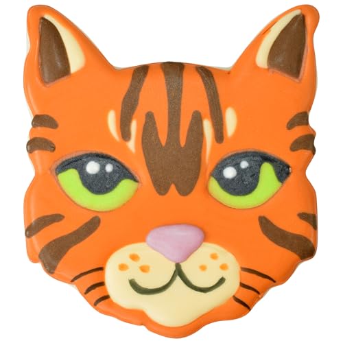 R&M Cat Face 3.5'' Cookie Cutter In Durable, Economical, Tinplated Steel