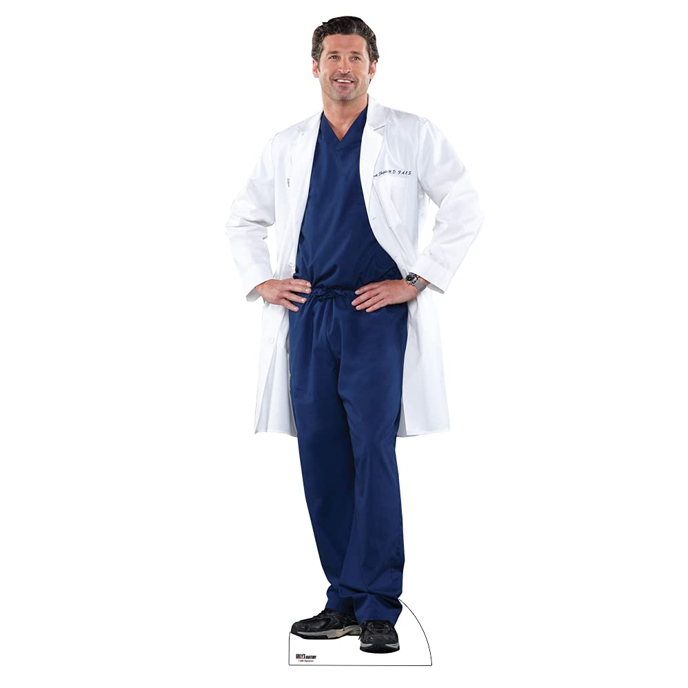 Greys Anatomy Derek Shepherd Cardboard Cutout Standee - Officially Licensed
