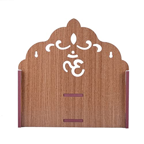 Ms Enterprises Wooden Beautiful Plywood Mandir Pooja Room Home Decor Office Or Home Temple Wall Hanging Product (5)