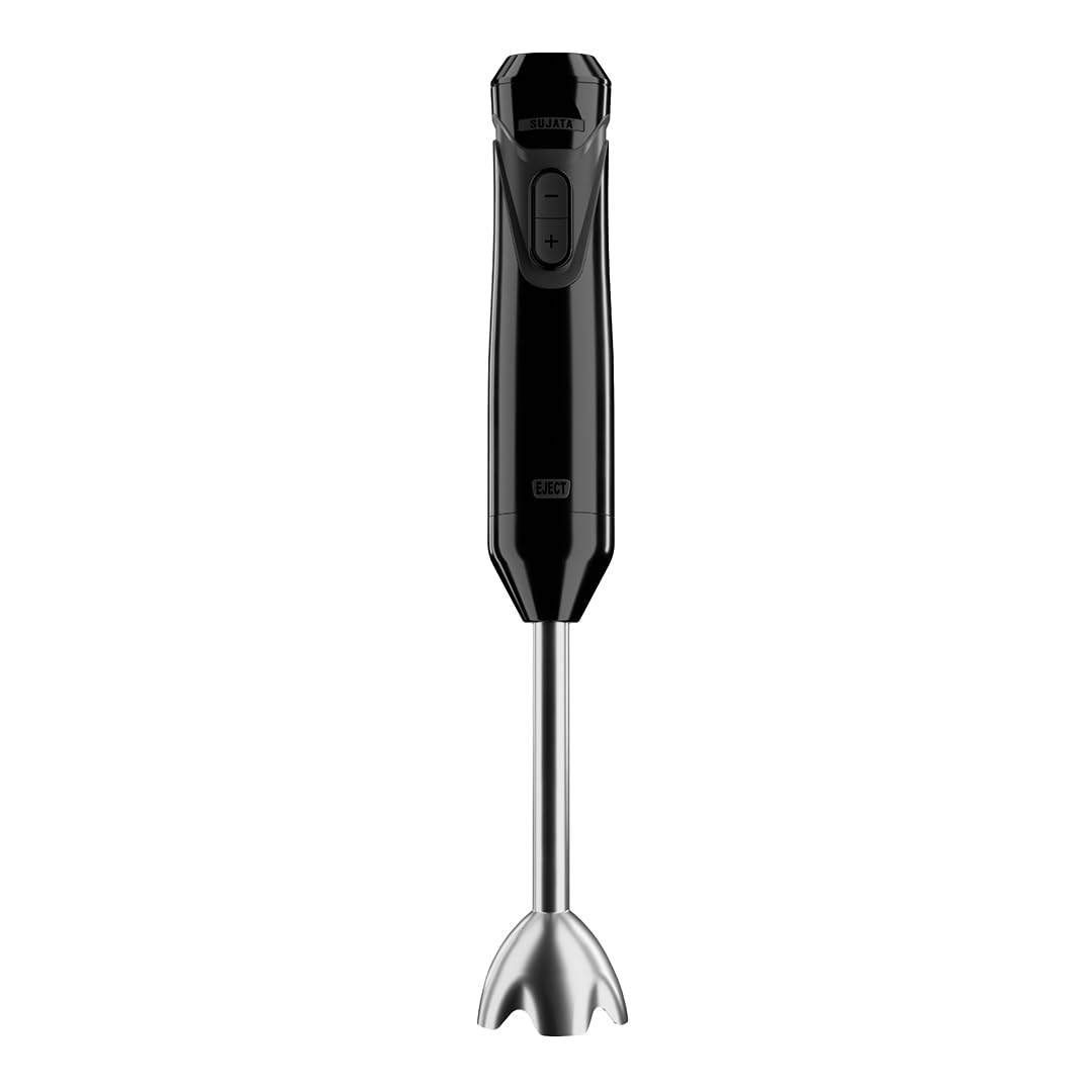 Sujata Blendstick Hand Blender | 600W Powerful Motor | Dual Speed Control | Stainless Steel Immersion Blender | 18000 Rpm | Deta
