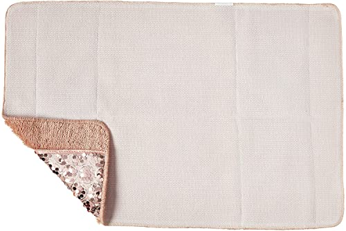 Zahari Home Sinatra Modern Bathroom Rug Classic Luxury Bath Rug Contemporary Decor Pink Bath Mat For Shower Unique Design Stylis