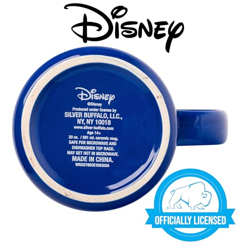 Silver Buffalo Disney A Goofy Movie Retro Featuring Roxanne, Max Goof, And Bobby Zimmeruski Ceramic Camper Mug, 20 Ounces