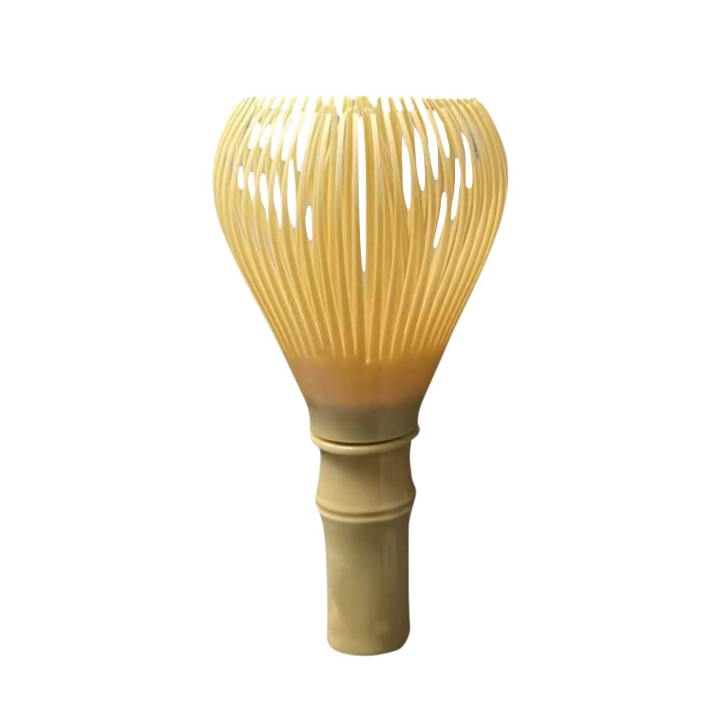 Resin Matcha Whisk Chasen Brush Tools For Matcha Green Tea Powder Reusable Powder Whisk Prepare Japanese Matcha Tea (Yellow)