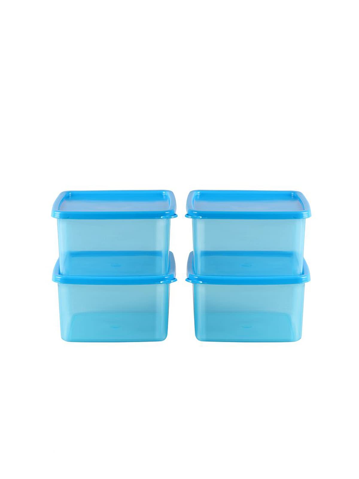 Hometales MultiPurpose Container 660Ml Each,Light Blue (4U)