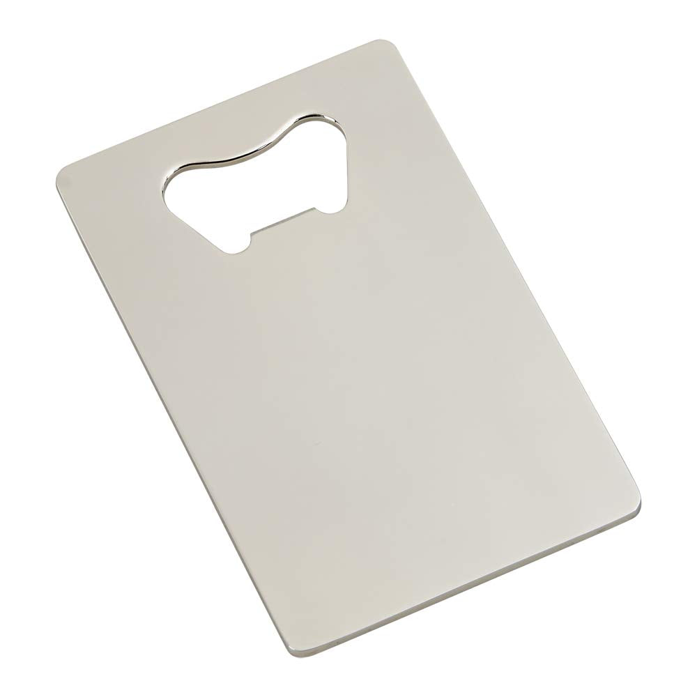 Creative Gifts Credit Card Bottle Opener, Stainless Steel, 3.38-inch Length, Model 2914
