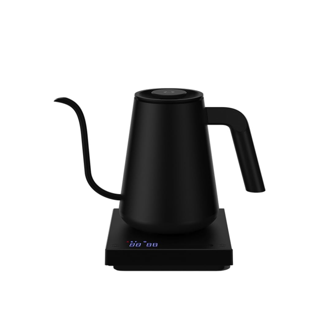 Timemore Stainless Steel Fish Pro Smart Electric Pour-Over Kettle 900Ml / Black, 1350 Watts