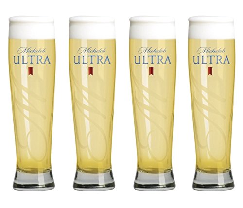Michelob Ultra Altitude Tall Pilsner Glass | Set Of 4 Glasses