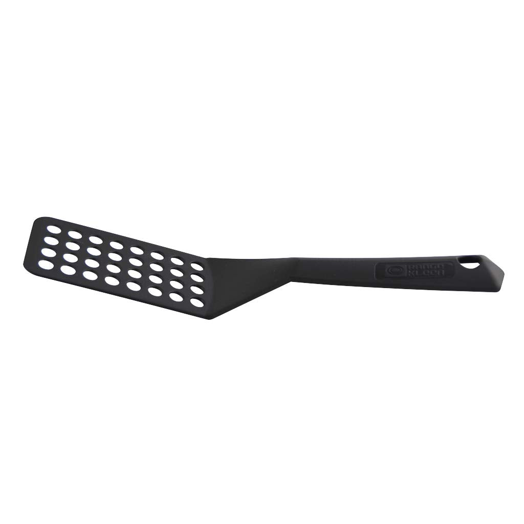 Berndes Spatulas for Non Stick Cookware - Turner Spatula Ergonomically Designed Black Slotted Spatula Turner Nonstick Kitchen To