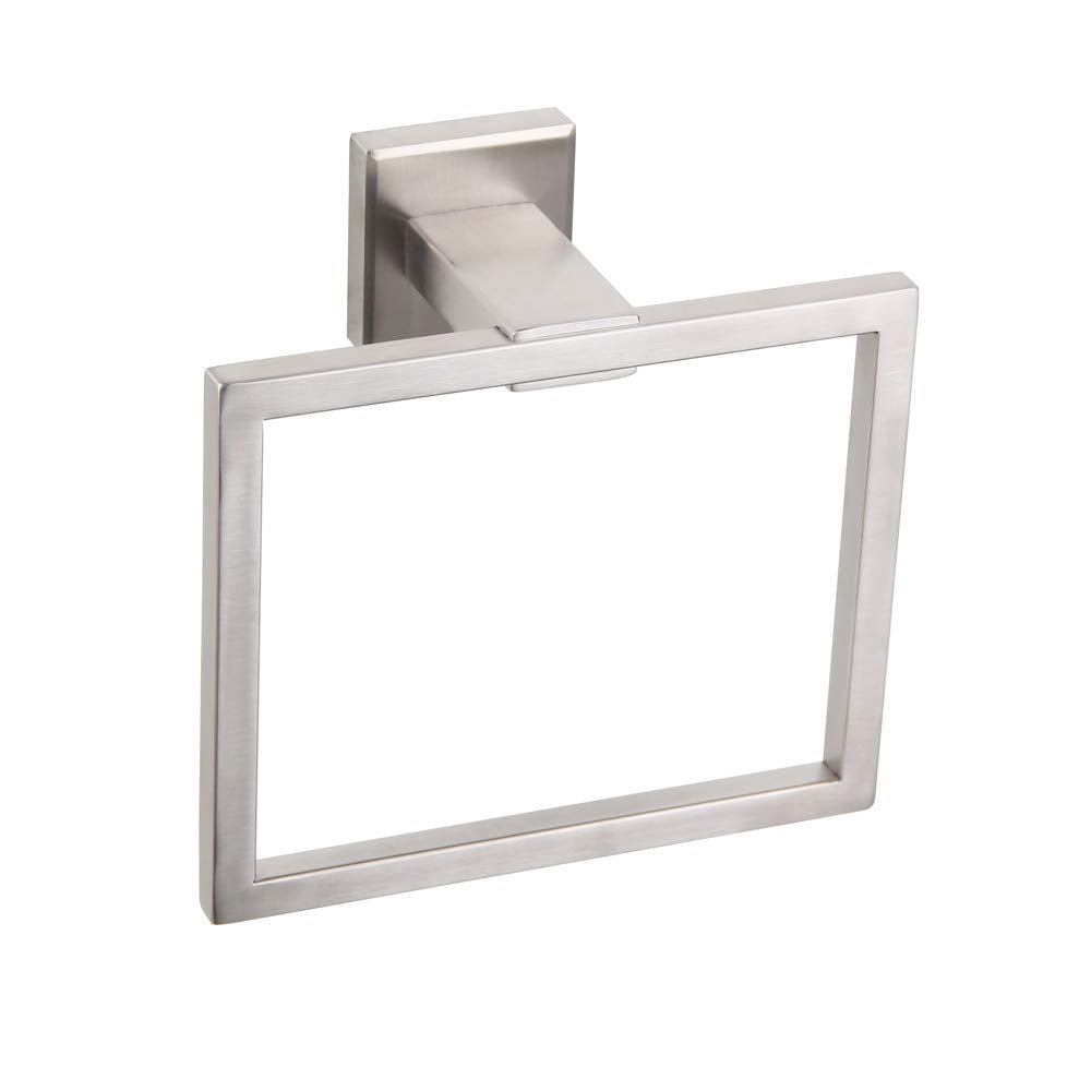Gerzwy Bath Towel Holder Sus304 Stainless Steel Towel Hanger Towel Ring For Bathroom Lavatory Wall Mount Contemporary Style, Bru