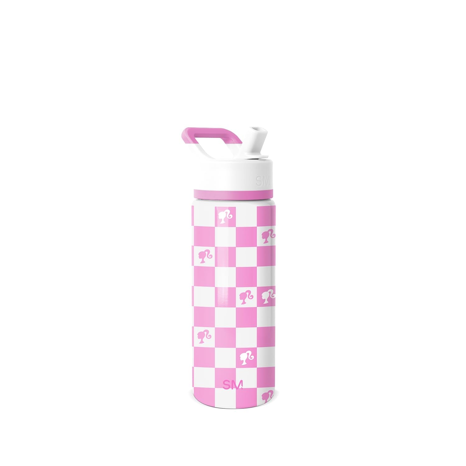 Simple Modern Kids Summit Water Bottle with Straw Lid | Mattel Barbie 18oz Stainless Steel Cup Insulated Tumbler for Girls, Scho