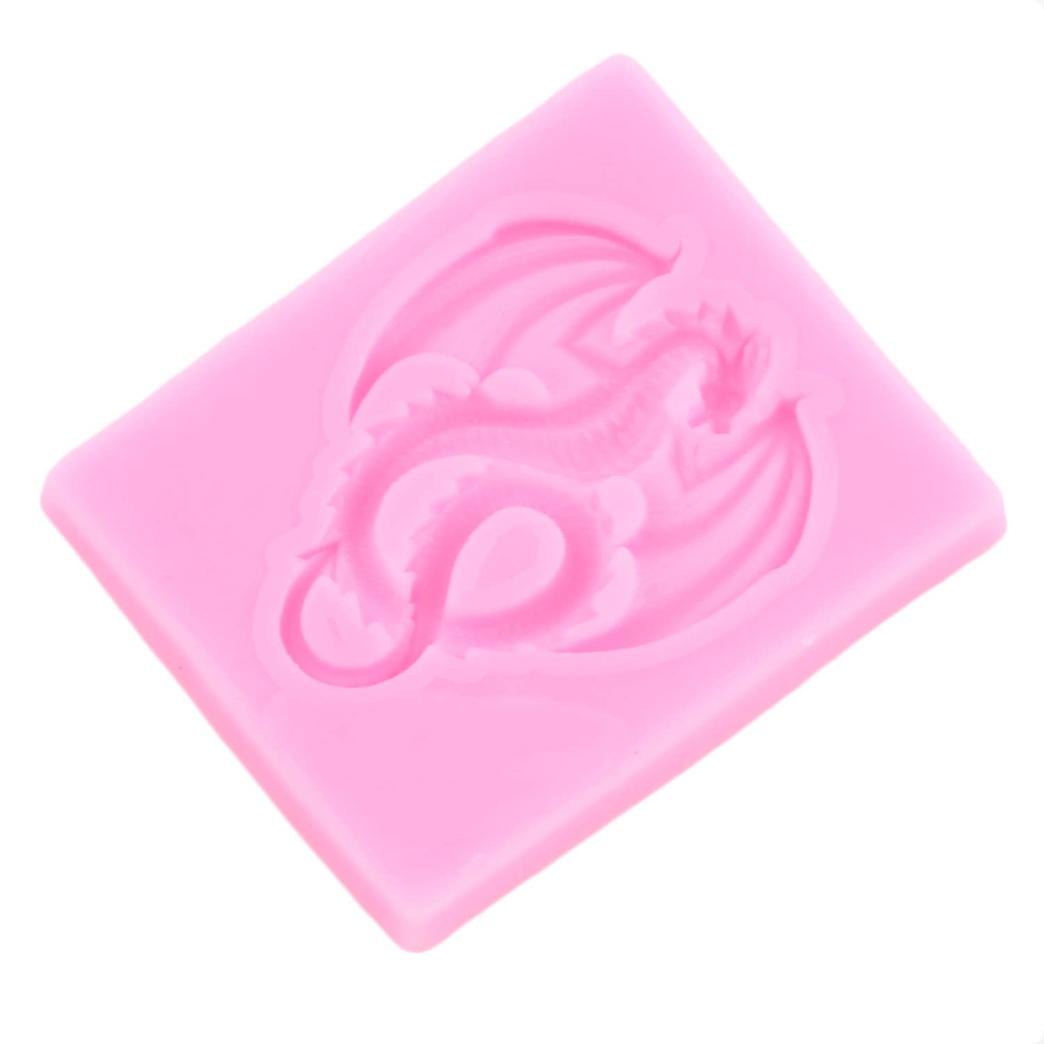 Miyahouse Dragon Silicone Fondant Molds Dragon Eyes Dinosaur Claws Skin Chocolate Mold For Baking Dragon Themed Cake Decoration