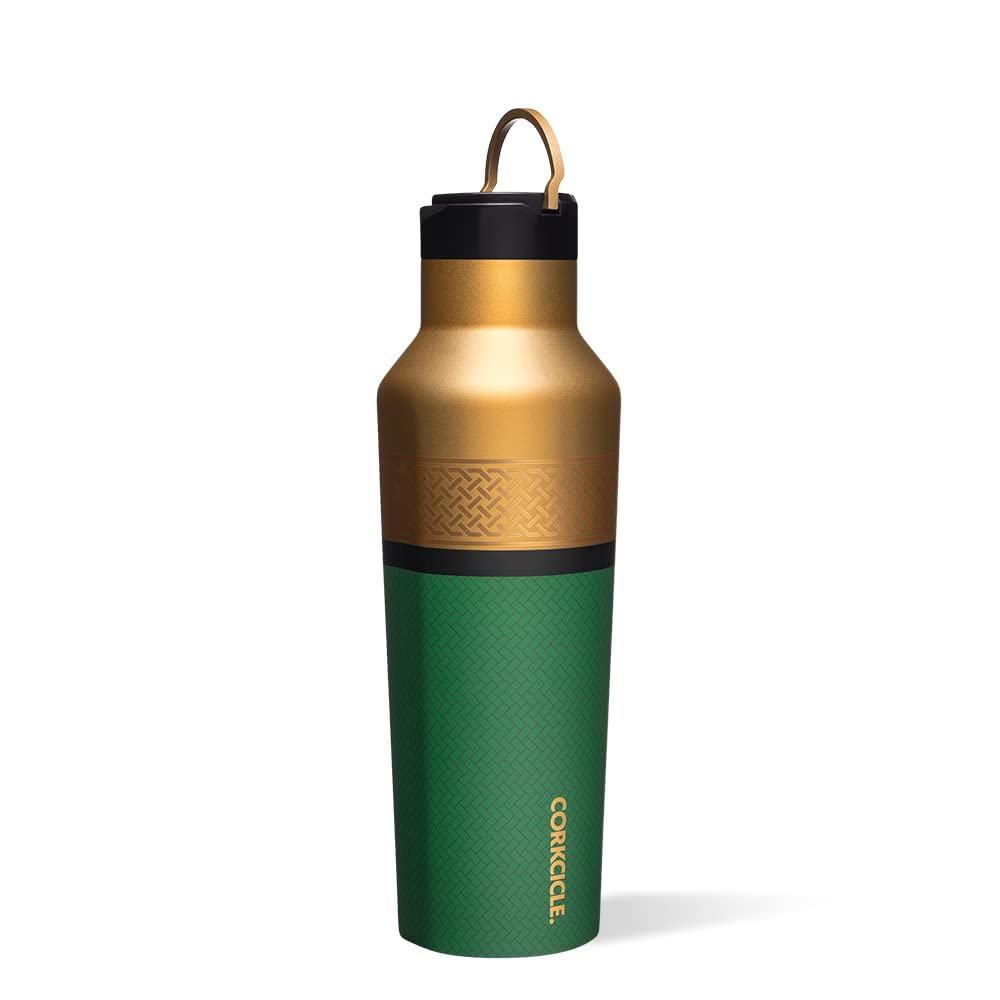 Corkcicle Marvel Loki, Insulated Canteen Travel Water Bottle, Triple Insulated Stainless Steel, Keeps Beverages Cold For 25 Hour