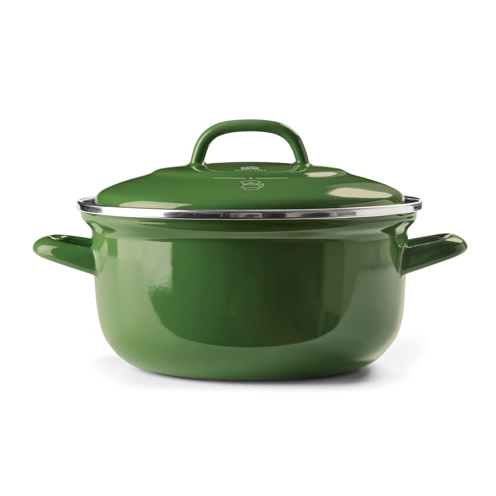 Bk Indigo 26Cm/5.2 Litre Round Casserole, Green