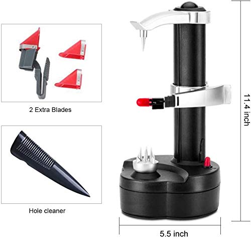 Electric Potato Peeler Automatic Apple Peeler, Smart Vegetable Fruit Peeler Machine, Stainless Steel Kitchen Peeling Tool [1 Ada