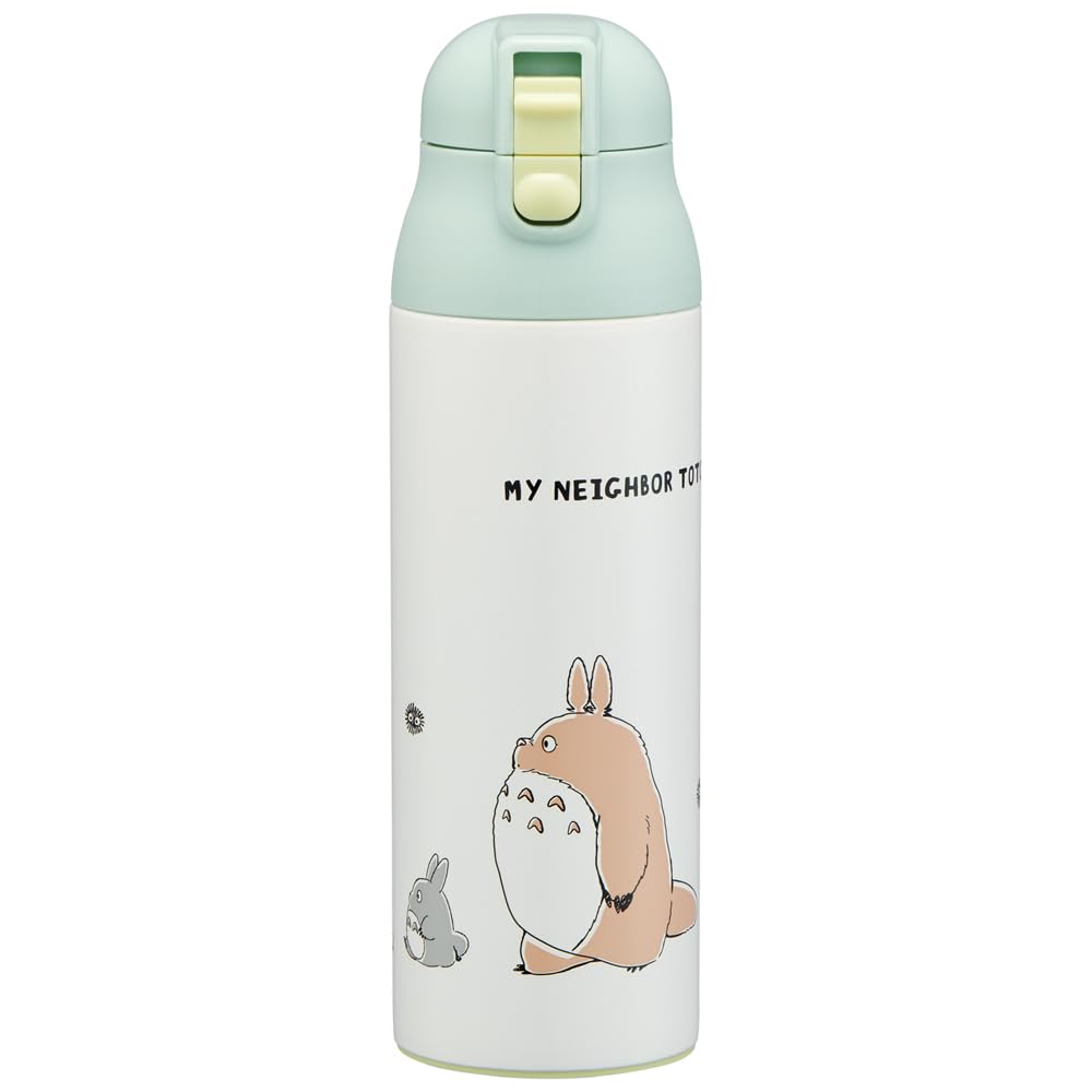 Skater SDPC5A My Neighbor Totoro Mug Bottle, 16.9 fl oz (500 ml), Thermal, Cold Insulation, Stainless Steel Water Bottle, Studi