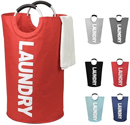 Velolight Laundry Basket with Handles (Large 82 L ) Big Foldable Laundry Bag Bin Hamper for Dirty Used Clothes for Washing (72Cm