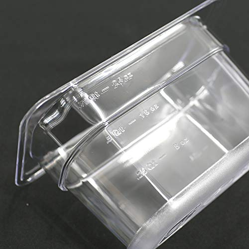 ? Cmi 1/9 Size Polycarbonate Food Pans,4'' Deep, Gn Pans Clear-Pack Of 6