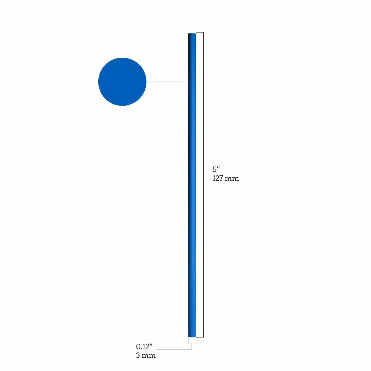 Disposable Plastic Coffee Stirrer Straw - 5 Inch Sip Stir Stick (Mixed, 2000)