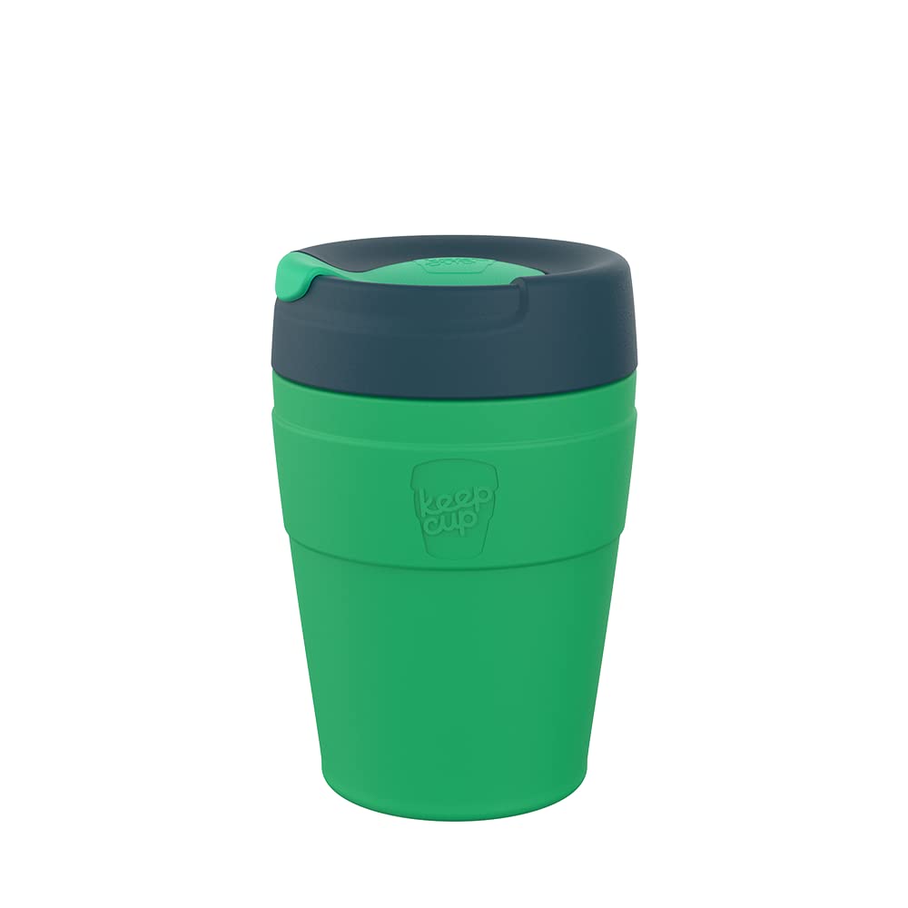 Keepcup Traveller, Reusable Travel Mug - Vacuum Insulated Stainless Steel Cup With Leakproof Sipper Lid - 12Oz/340Ml - Calenture