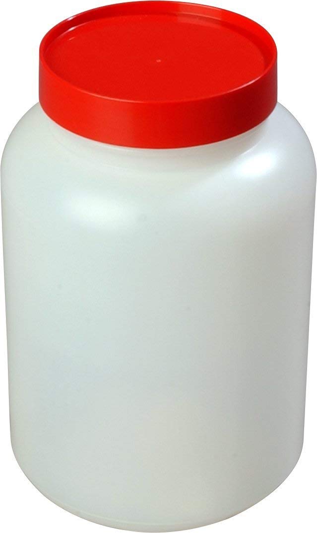 Carlisle FoodService Products Stor N Pour Half Gallon Containers with Assorted Lids for Bar, Kitchen, And Restaurant, Plastic, 