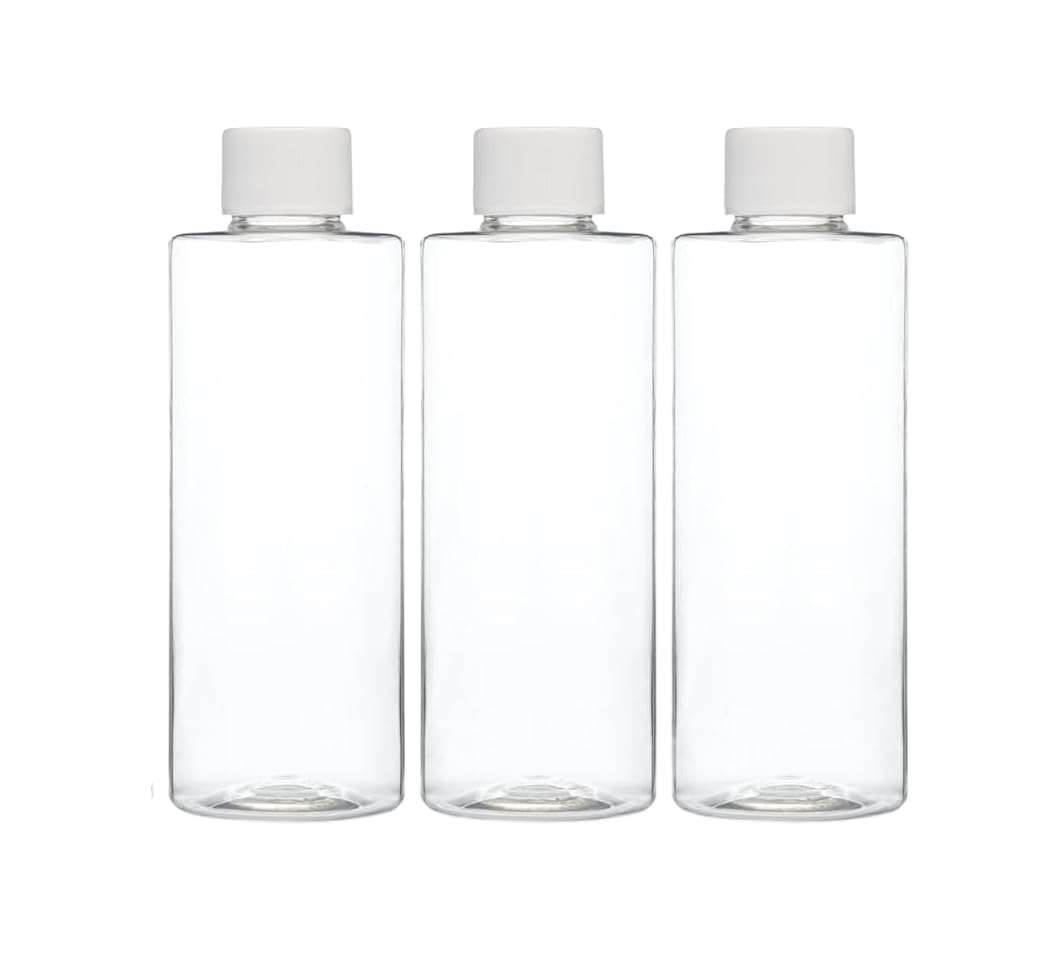 Cadet Home Solutions USA-Made Refillable Bottles (Plastic Screw-Top 3pack 4oz)