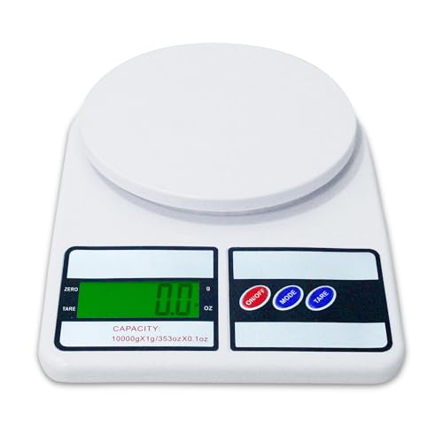 Glun Weight Machine For Kitchen, Digital Scale With Lcd Display, Scale For Home Baking, Cooking & Balance Diet. Weighing Machine