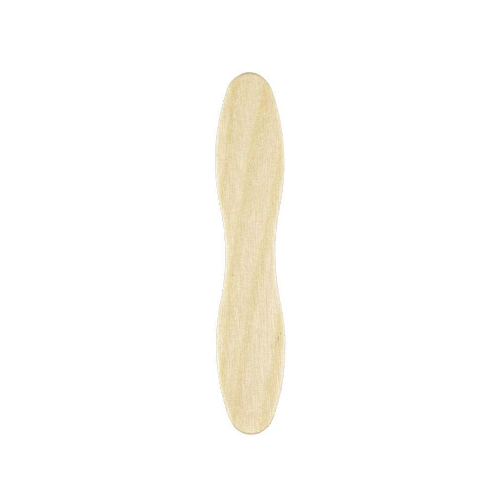 Perfectware Wooden Ice Cream Spoon, 5'' Unwrapped, 250 Count, Ideal for Yogurt and Gelato
