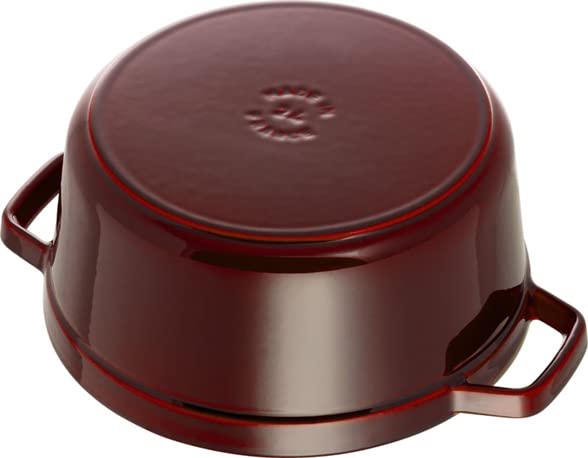 St. Andrew Press La Cocotte Round Casserole, 24Cm, Grenadine