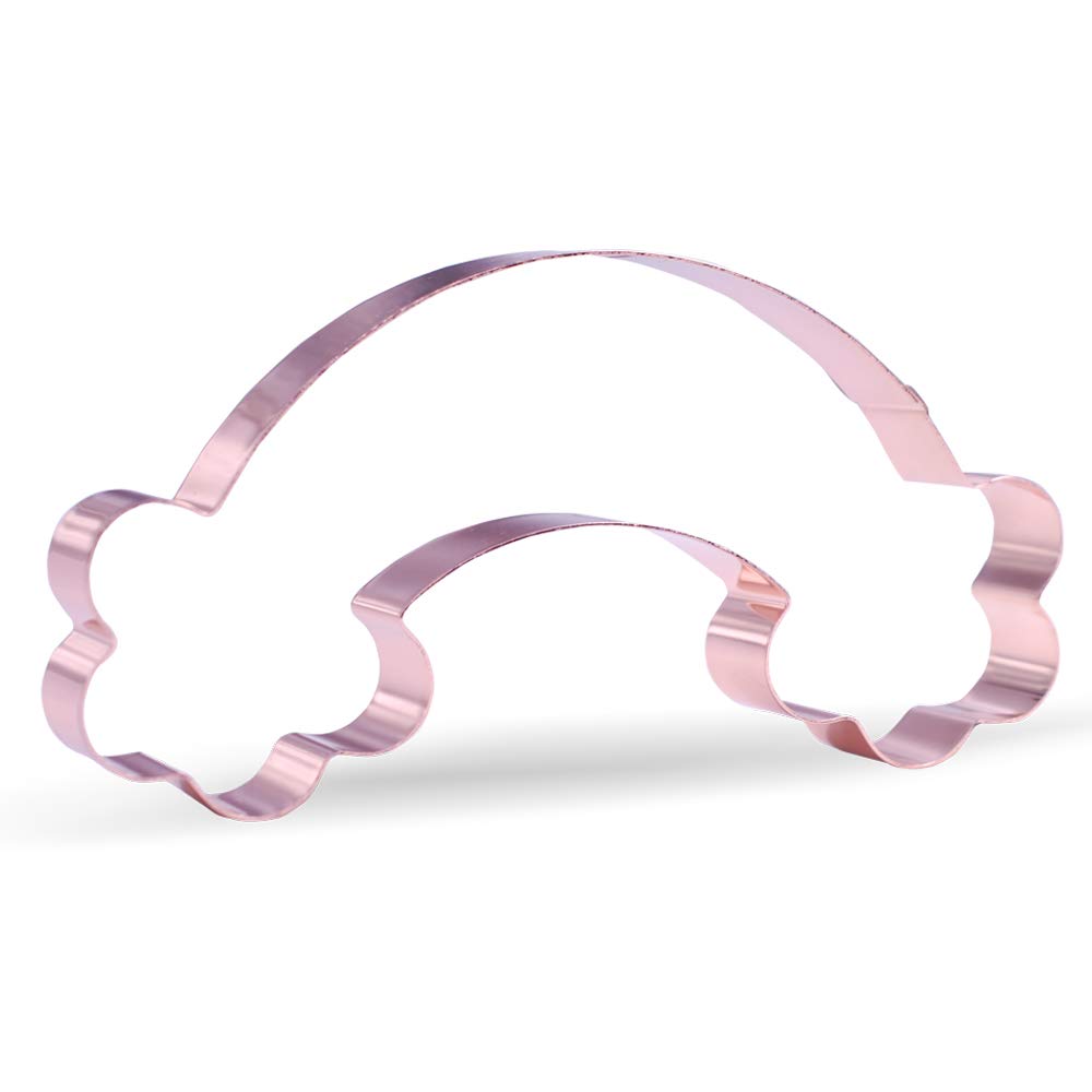 6.3 Inch Large Rainbow Cookie Cutter - Copper