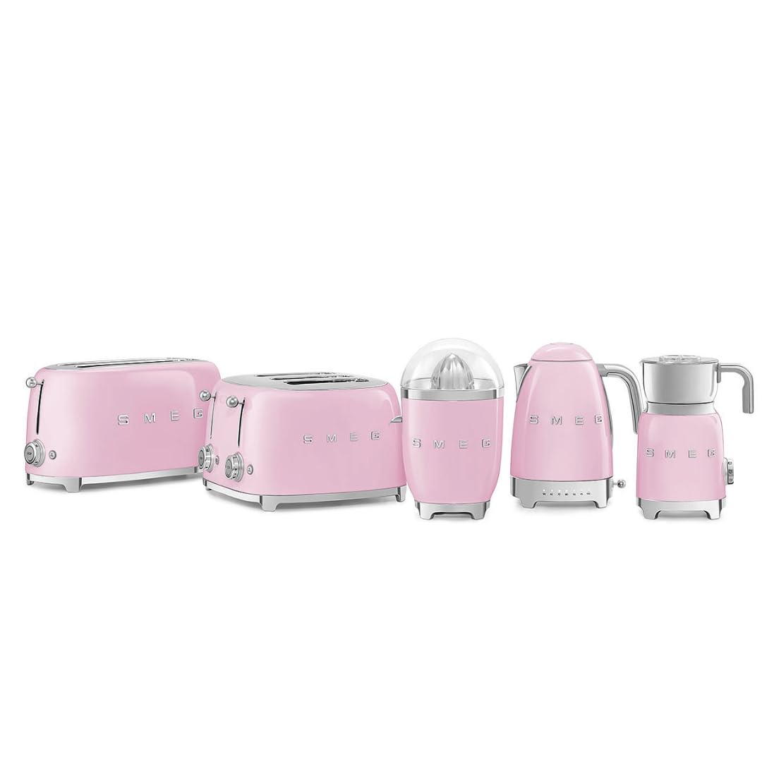 Smeg 50'S Retro 4 - Slice Toaster (Pink)