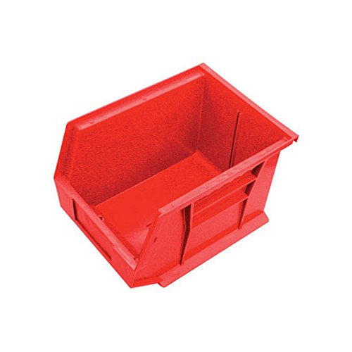 Quantum Storage Bin 10-3/4 '' L, I.D.:10 '' Lx6-9/16 '' Wx6-3/4 '' H Red Carded