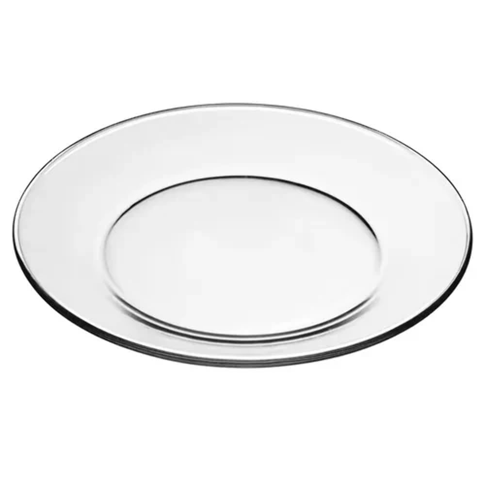 Libbey Crisa Moderno Dinner Plate, 101/2Inch, Box of 12, Clear
