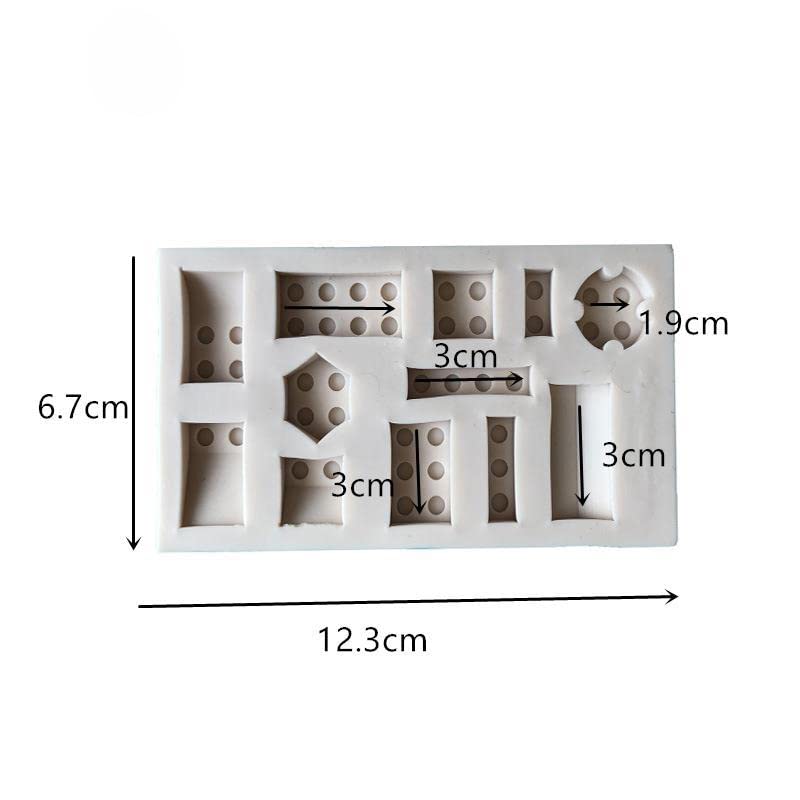 Guratapa 3Pcs Building Bricks Robots Silicone Molds For Diy Fondant Candy Making Tools Chocolate Mold Desserts Ice Cube Gum Clay