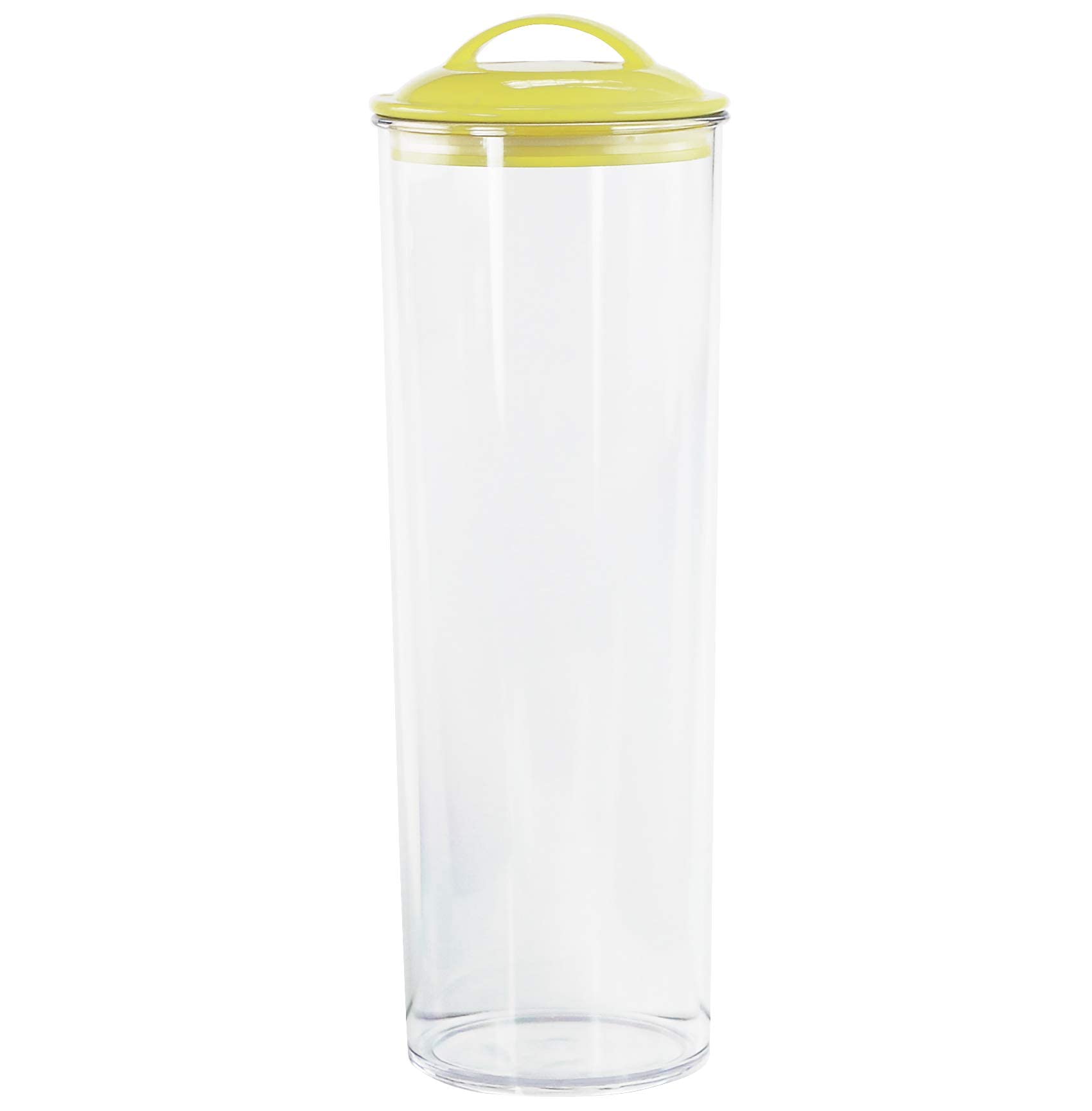 Reston Lloyd Spaghetti/Pasta Acrylic Canister With Air Tight Lid, Lemon